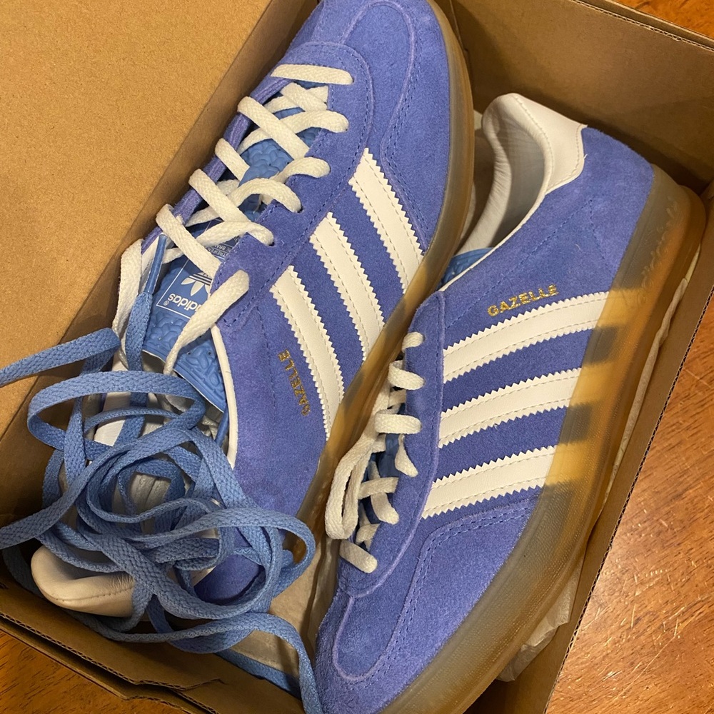 Womens Adidas Gazelle Indoor Blue sneakers